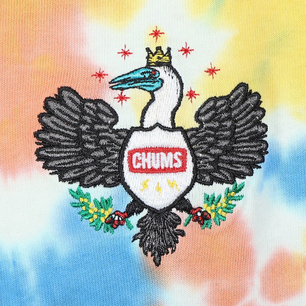 チャムス（CHUMS）（メンズ）BSCエンブレムTシャツ オーシャンダイ CH01-1958-Z213 半袖ティーシャツ トップス カジュアル アウトドア クルーネック 刺繍