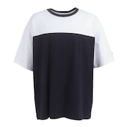チャムス（CHUMS）（メンズ）オーバーサイズツートーンTシャツ ホワイトブラック CH01-1979-W049 半袖ティーシャツ トップス カジュアル ツートーン コットン