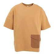 チャムス（CHUMS）（メンズ）ヘビーウエイトユーティリティポケットTシャツ ベージュ CH01-2037-B001 半袖ティーシャツ トップス カジュアル オーバーサイズ