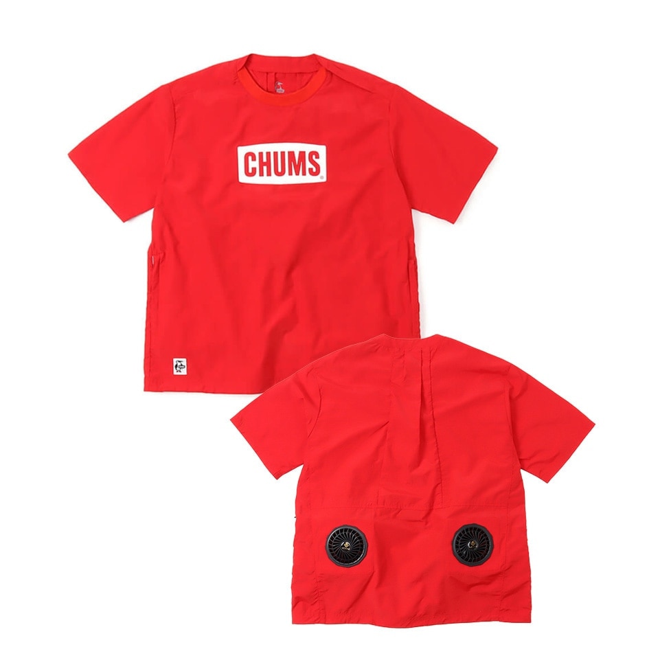 チャムス（CHUMS）（メンズ）ロゴファンTシャツ CH04-1309-R001