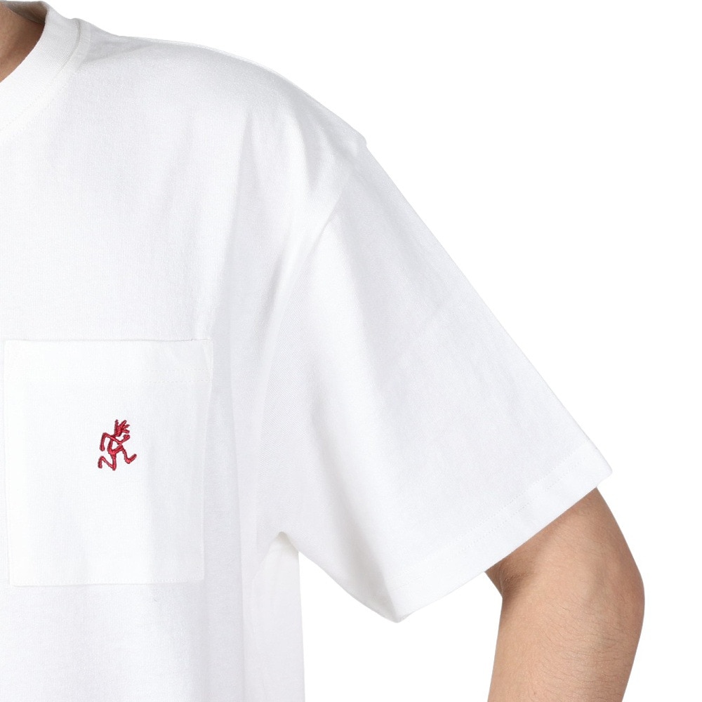 グラミチ（Gramicci）（メンズ）ワンポイントTシャツ G301-OGJ-WHITE