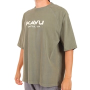 カブー（KAVU）（メンズ）ヘビーウェイトTシャツ 198216070 GRN 半袖Tシャツ トップス カジュアル アウトドア キャンプ スポーツ クルーネック
