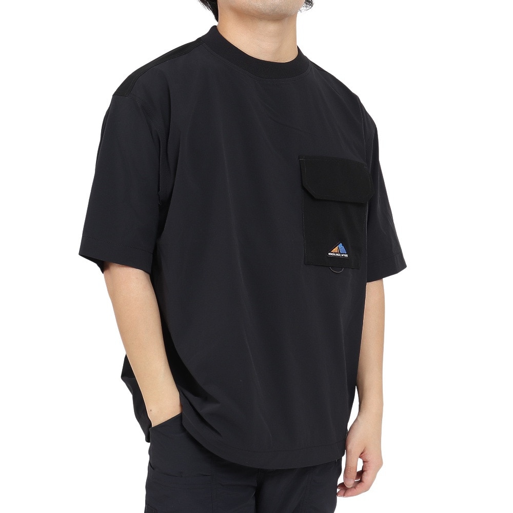 ニューバランス（new balance）（メンズ）撥水 通気性 抜群 4Way ストレッチ MT1996 ショートスリーブプルオーバー JMTL2273BK