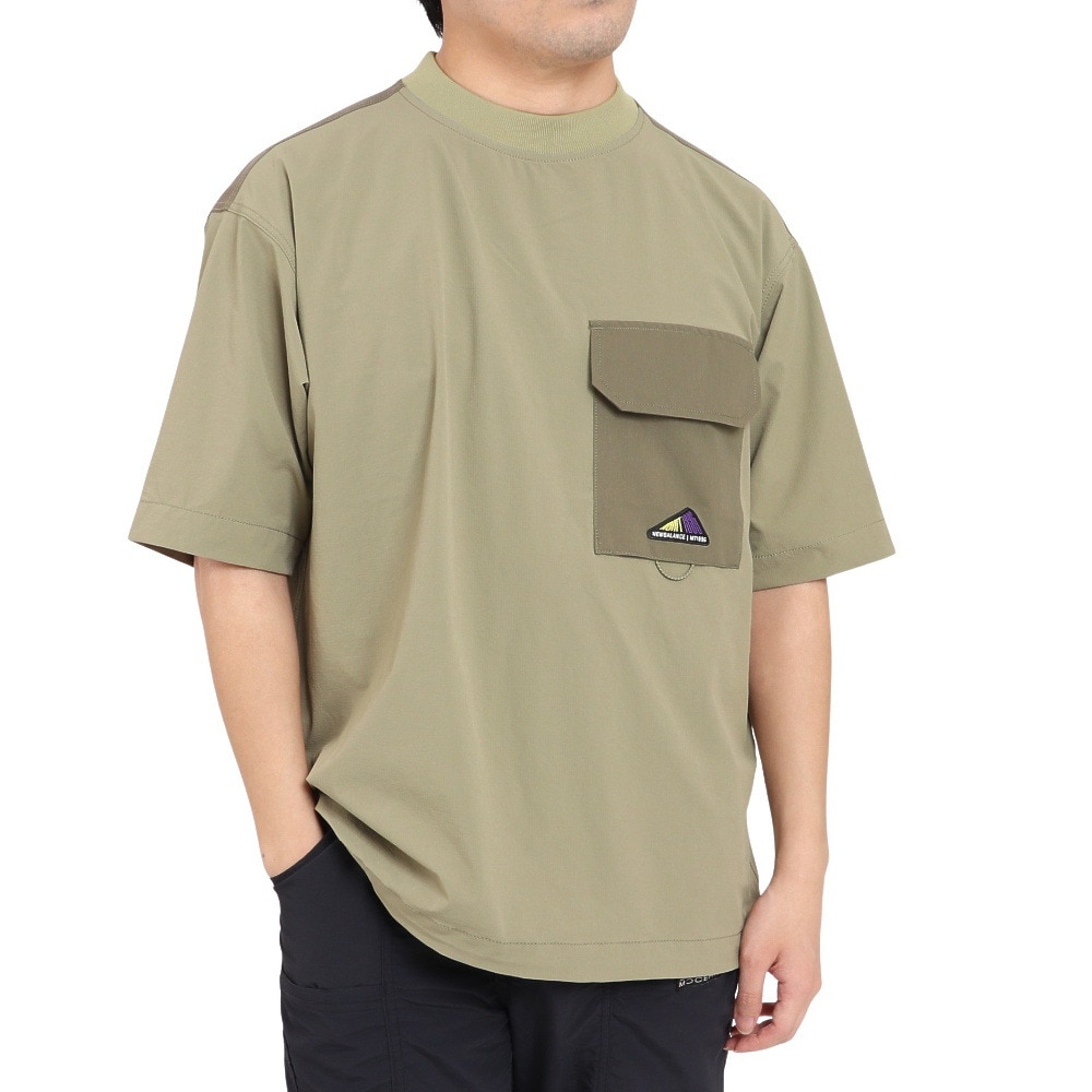 ニューバランス（new balance）（メンズ）半袖Tシャツ MT1996 ショートスリーブプルオーバー JMTL2273TCO カーキ