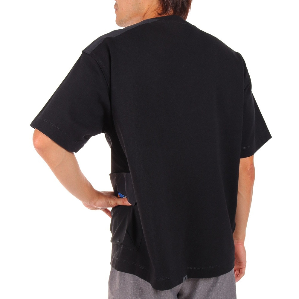 ニューバランス（new balance）（メンズ）ダブル カーゴ ポケット MT1996 Go Anywhere ユーティリティTシャツ JMTL2275BK ブラック
