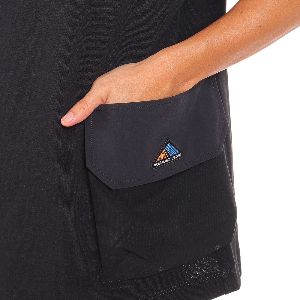 ニューバランス（new balance）（メンズ）ダブル カーゴ ポケット MT1996 Go Anywhere ユーティリティTシャツ JMTL2275BK ブラック
