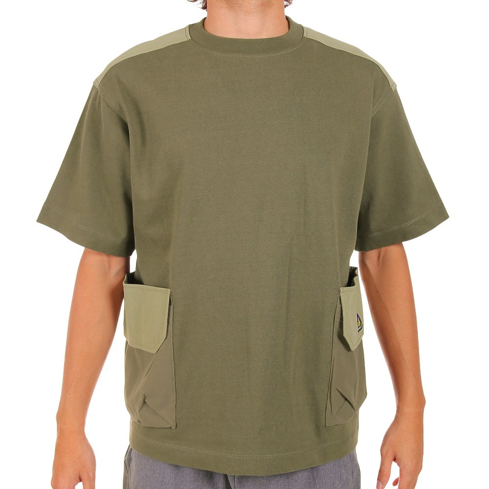 ニューバランス（new balance）（メンズ）ダブル カーゴ ポケット MT1996 Go Anywhere ユーティリティTシャツ JMTL2275DRC オリーブ