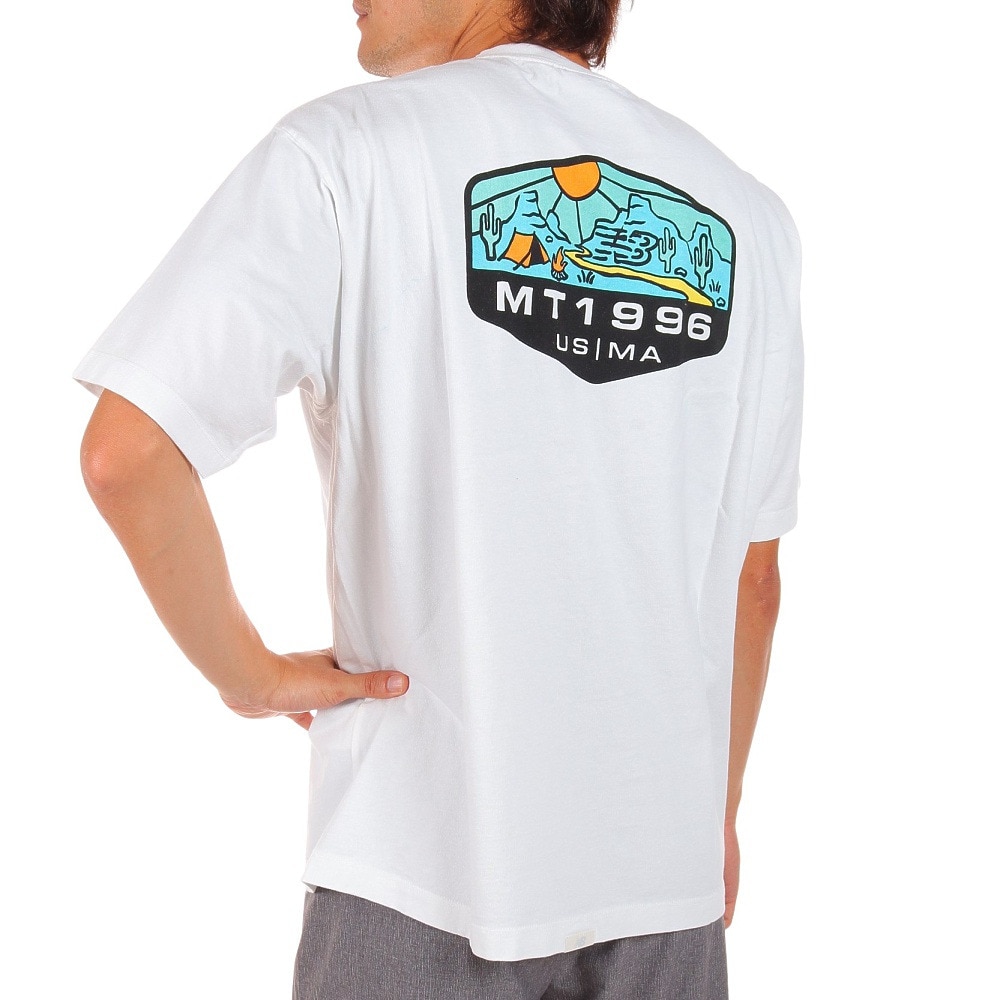 ニューバランス（new balance）（メンズ）アウトドア トレッキング MT1996 Go Anywhere バックグラフィック 半袖Tシャツ JMTL2299WT