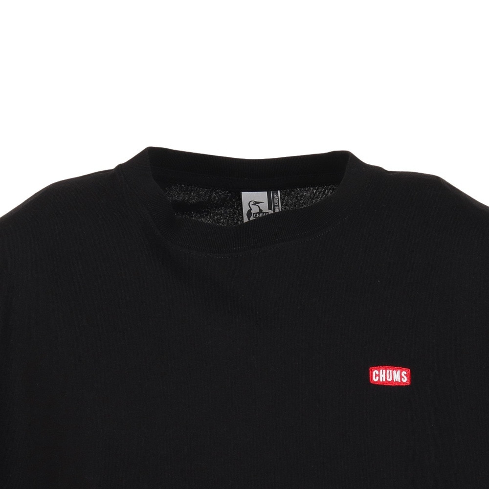 チャムス（CHUMS）（メンズ）半袖 オーバーサイズドビッグブービーTシャツ ブラック CH01-2167-K001