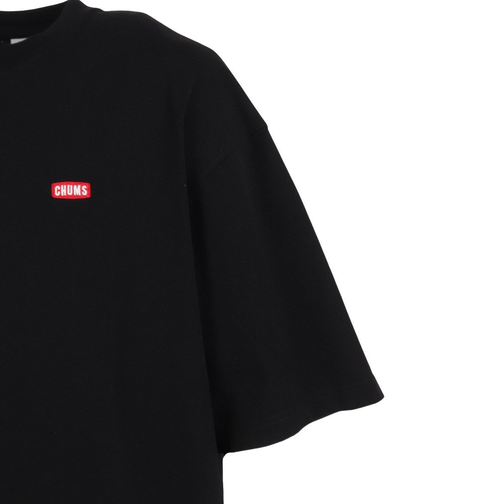 チャムス（CHUMS）（メンズ）半袖 オーバーサイズドビッグブービーTシャツ ブラック CH01-2167-K001