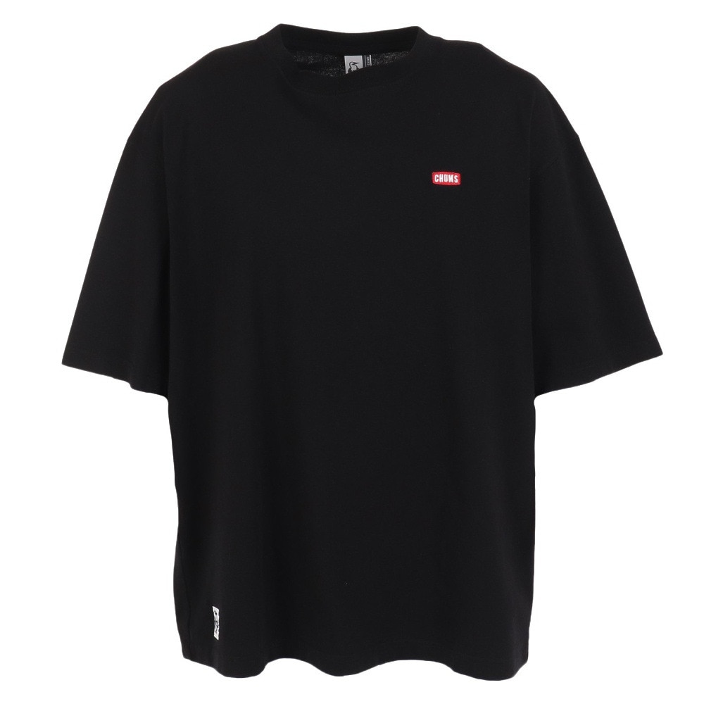 チャムス（CHUMS）（メンズ）半袖 オーバーサイズドビッグブービーTシャツ ブラック CH01-2167-K001