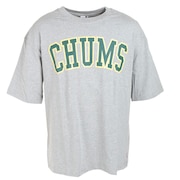 チャムス（CHUMS）（メンズ）半袖Tシャツ オーバーサイズドカレッジTシャツ CH01-2180-G005 グレー