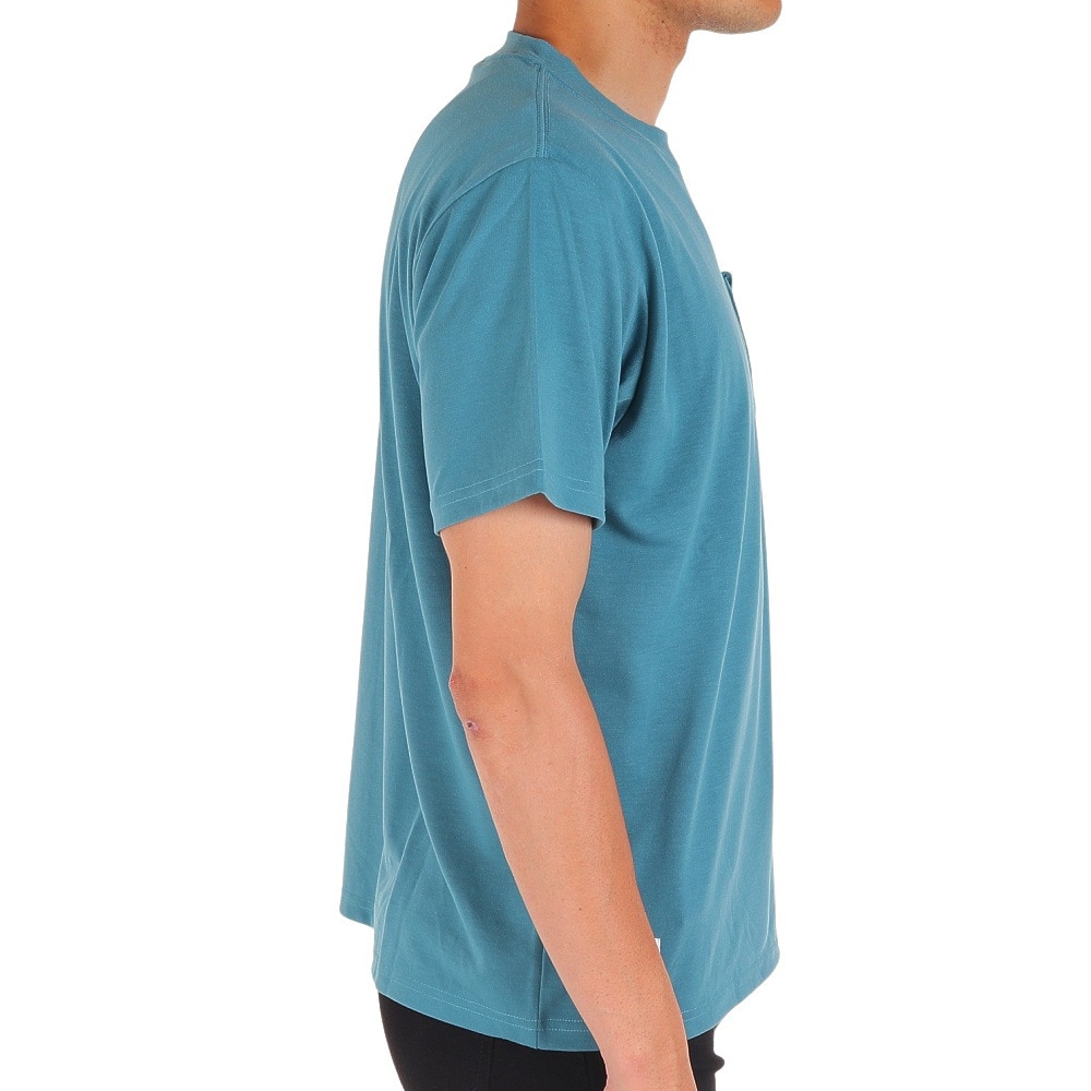 チャムス（CHUMS）（メンズ）半袖Tシャツ フレイムリターダントフラップポケットTシャツ CH01-2185-A082 ブルーグレー