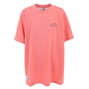 チャムス（CHUMS）（メンズ）半袖Tシャツ フレイムリターダント ウォールペインティングTシャツ CH01-2188-R078 サーモンピンク