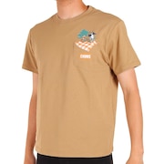 チャムス（CHUMS）（メンズ）半袖Tシャツ ピクニックブービーポケットTシャツ CH01-2192-B001 ベージュ