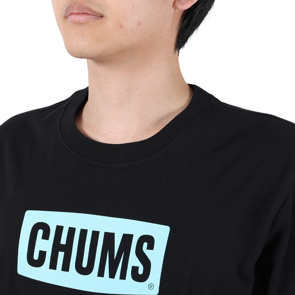 チャムス（CHUMS）（メンズ）半袖Tシャツ 40イヤーズロゴTシャツ CH01-2252-K001 ブラック