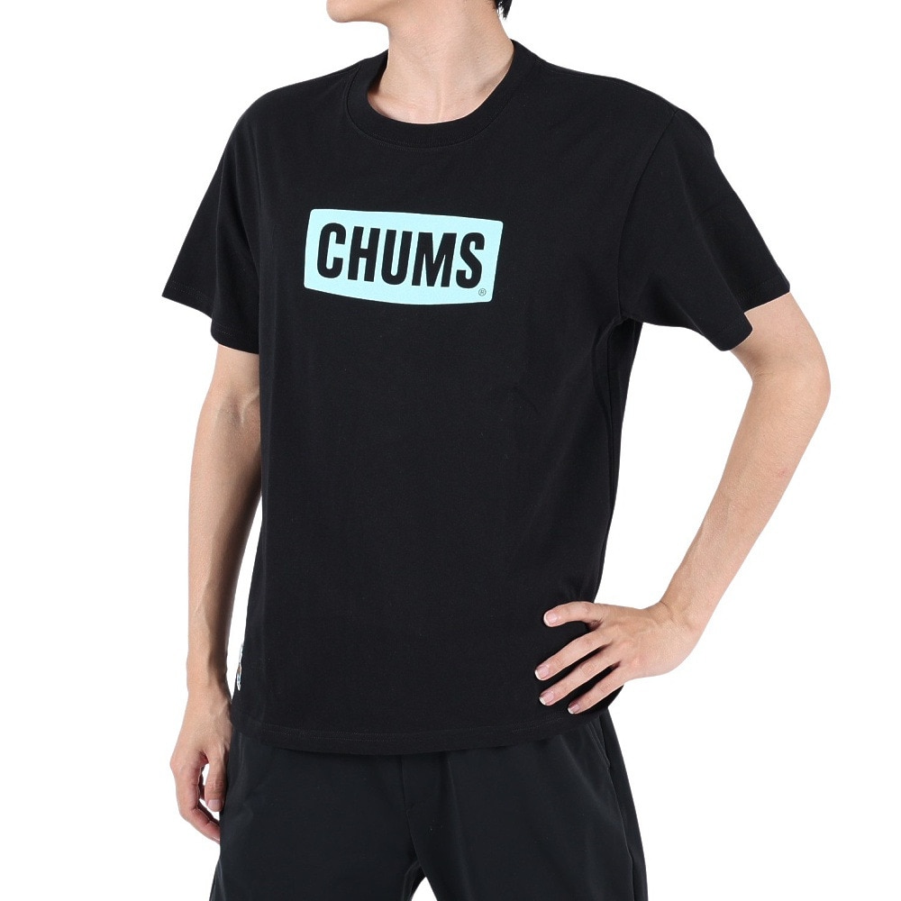 チャムス（CHUMS）（メンズ）半袖Tシャツ 40イヤーズロゴTシャツ CH01-2252-K001 ブラック