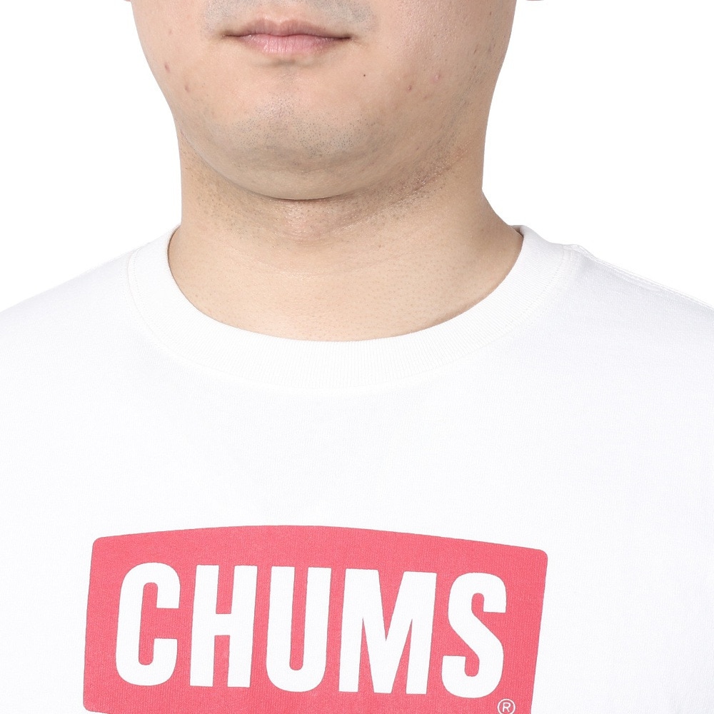チャムス（CHUMS）（メンズ）半袖Tシャツ 40イヤーズロゴTシャツ CH01-2252-W001 ホワイト