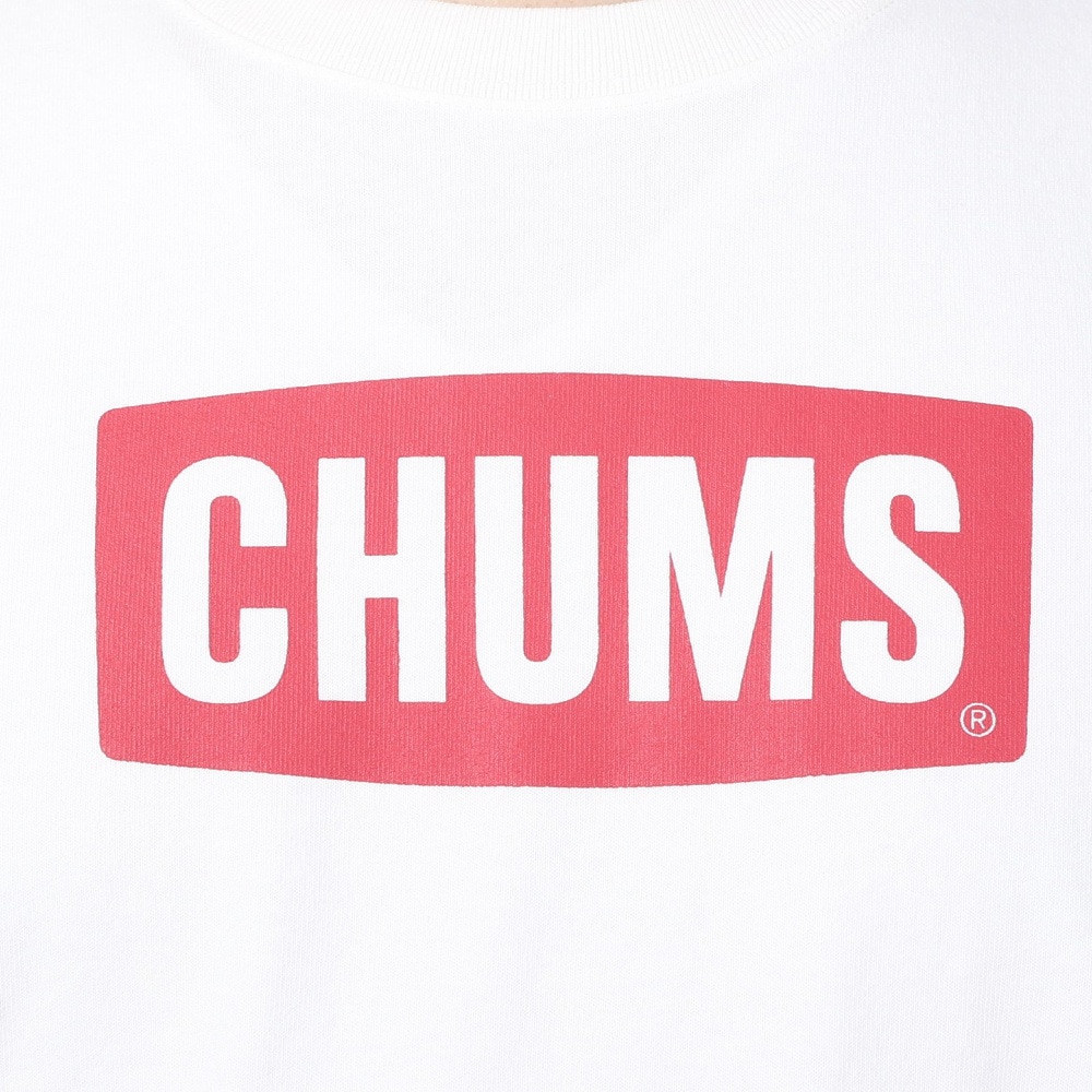 チャムス（CHUMS）（メンズ）半袖Tシャツ 40イヤーズロゴTシャツ CH01-2252-W001 ホワイト