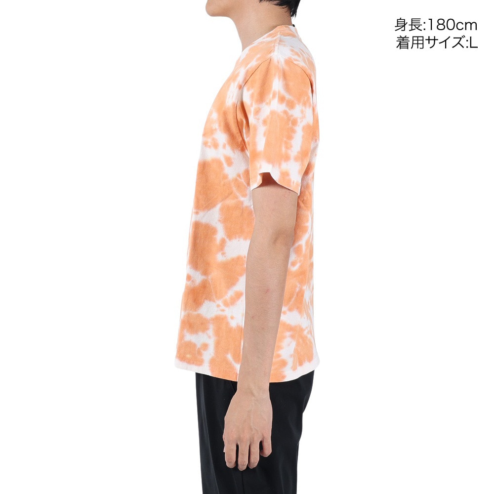 チャムス（CHUMS）（メンズ）半袖Tシャツ 40イヤーズロゴTシャツ CH01-2252-Z266 オレンジ