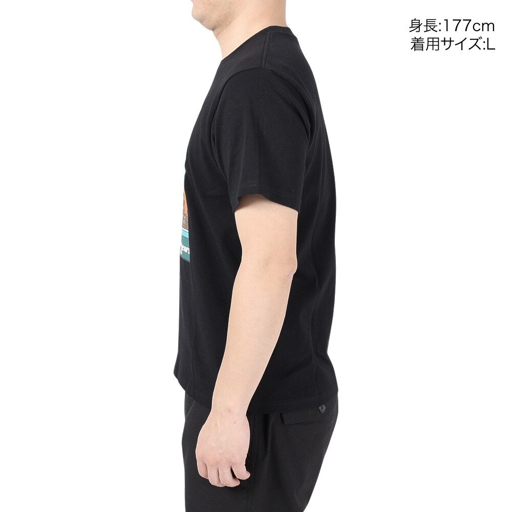 チャムス（CHUMS）（メンズ）半袖 40周年限定 チャムス40イヤーズTシャツ ブラック CH01-2254-K001