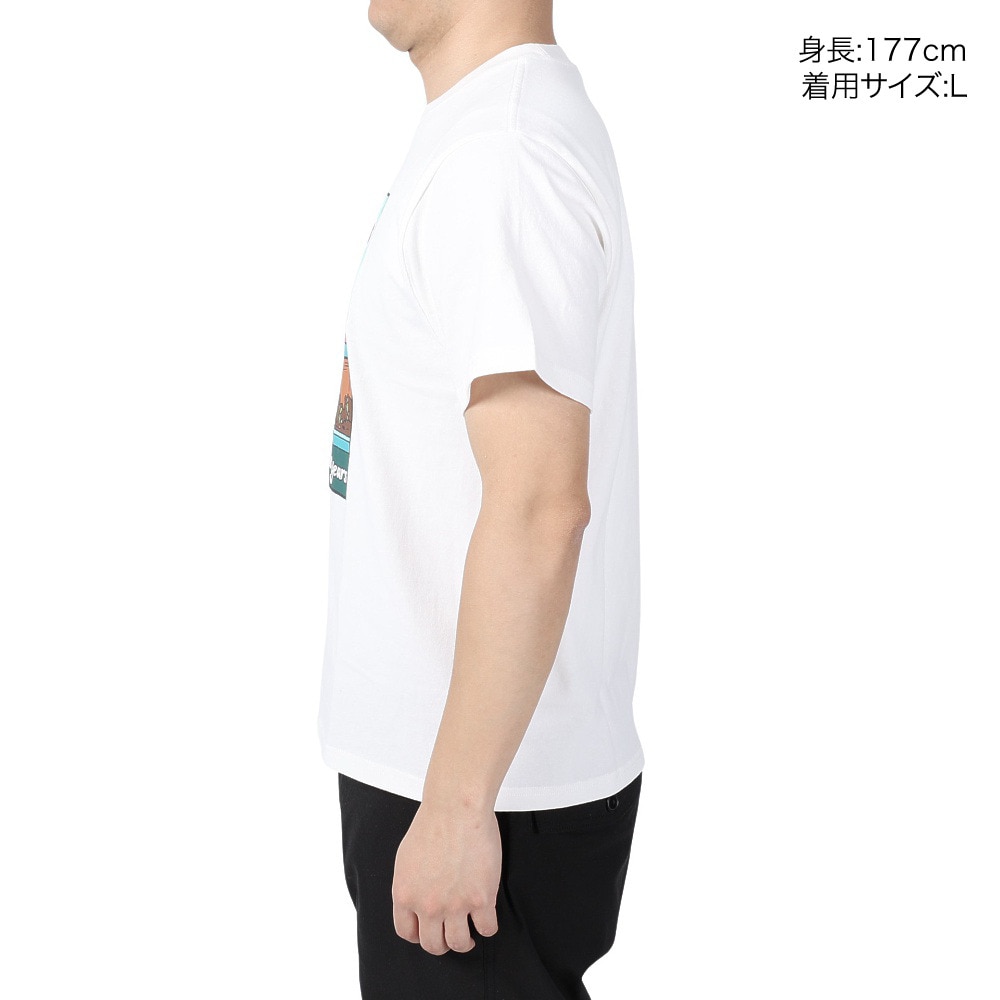 チャムス（CHUMS）（メンズ）半袖 40周年限定 チャムス40イヤーズTシャツ ホワイト CH01-2254-W001