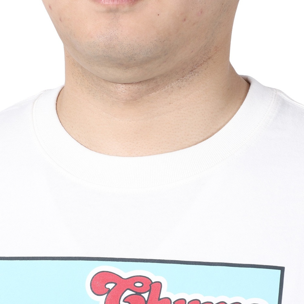 チャムス（CHUMS）（メンズ）半袖 40周年限定 チャムス40イヤーズTシャツ ホワイト CH01-2254-W001