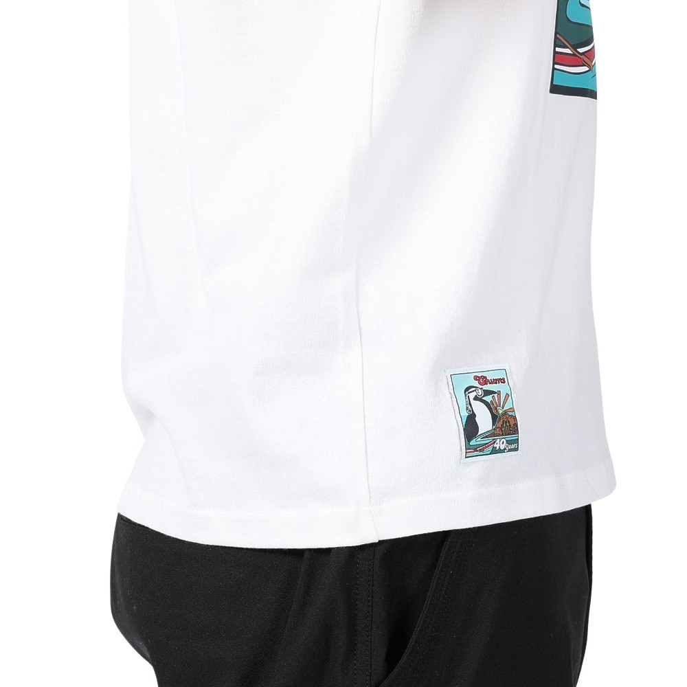 チャムス（CHUMS）（メンズ）半袖 40周年限定 チャムス40イヤーズTシャツ ホワイト CH01-2254-W001