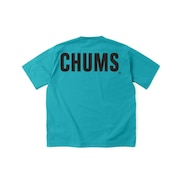 チャムス（CHUMS）（メンズ）半袖 Tシャツ エアトレイルストレッチチャムスTシャツ CH01-2270-T006 ブルー 春 トップス インナー はっ水 軽量