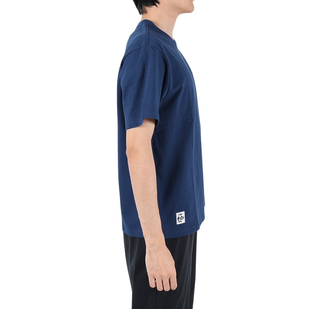 チャムス（CHUMS）（メンズ）半袖Tシャツ ブービーロゴTシャツ CH01-2279-N001 ネイビー