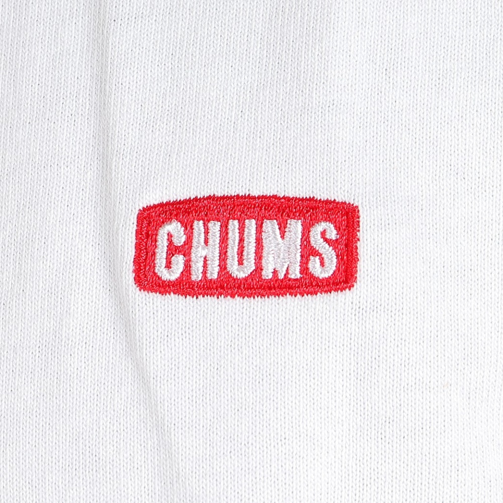 チャムス（CHUMS）（メンズ）半袖 ブービーロゴTシャツ ホワイト CH01-2279-W001