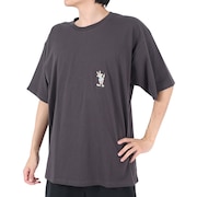 クリフメイヤー（KRIFF MAYER）（メンズ）半袖Tシャツ キャンプラビット半袖Tシャツ ギター 2243100-17:CHARCOAL チャコールグレー