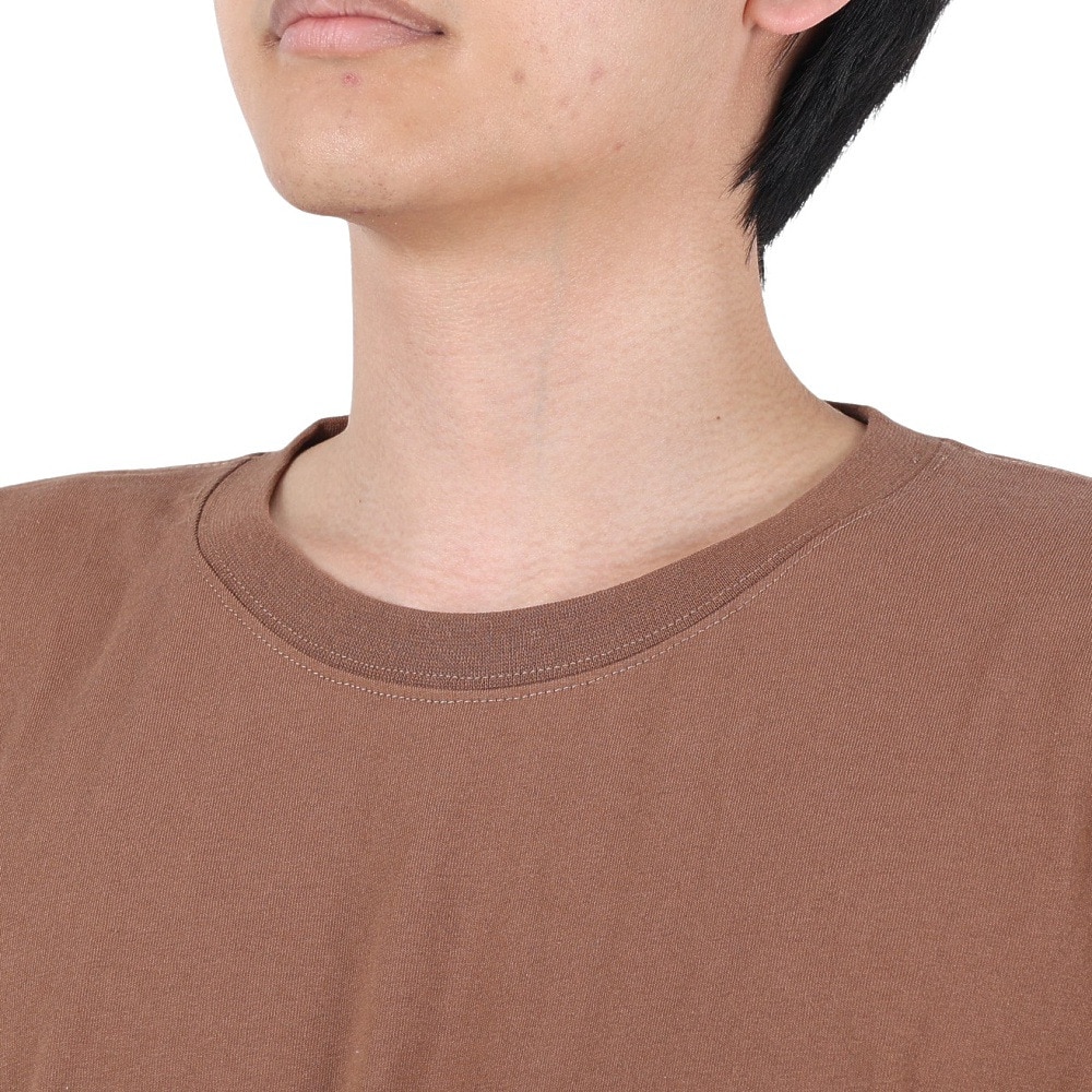 クリフメイヤー（KRIFF MAYER）（メンズ）半袖Tシャツ キャンプラビット半袖Tシャツ ギター 2243100-29:BROWN ブラウン