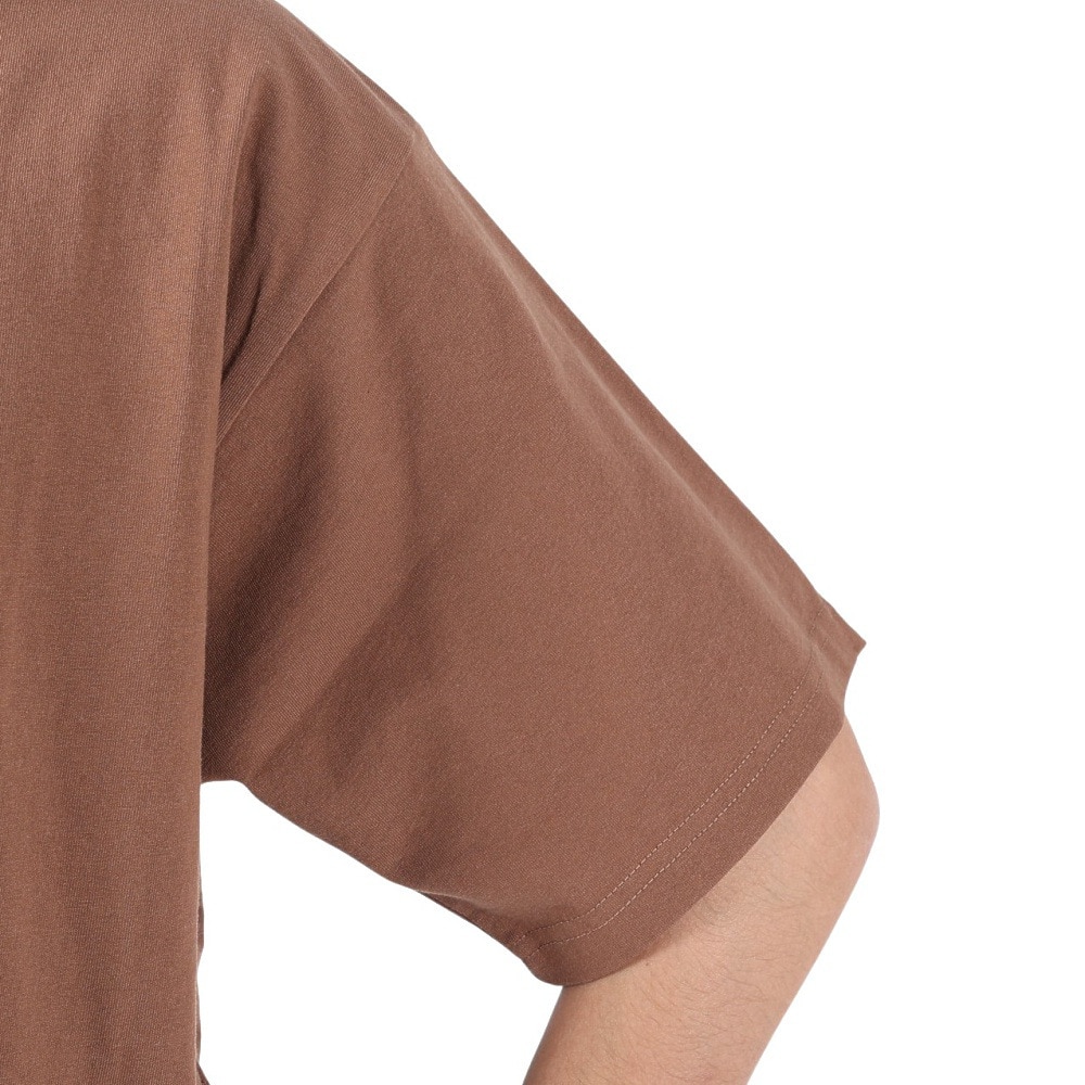 クリフメイヤー（KRIFF MAYER）（メンズ）半袖Tシャツ キャンプラビット半袖Tシャツ ギター 2243100-29:BROWN ブラウン