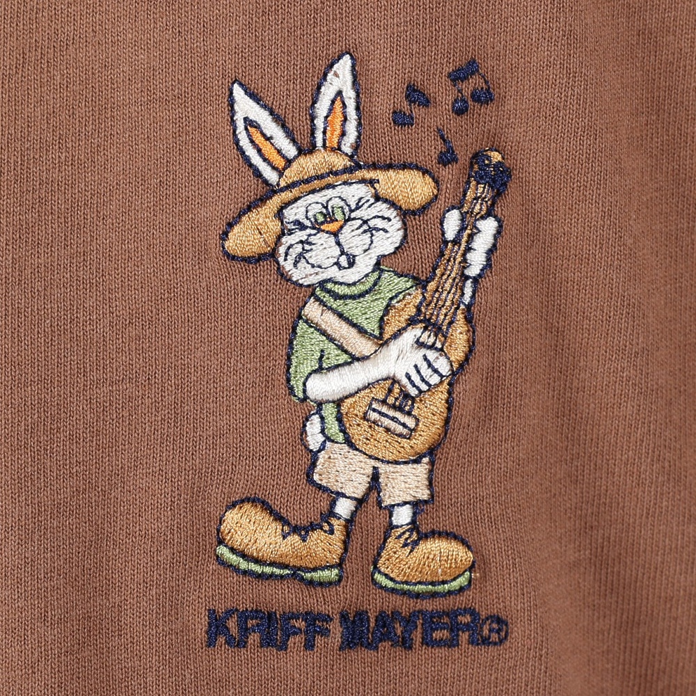 クリフメイヤー（KRIFF MAYER）（メンズ）半袖Tシャツ キャンプラビット半袖Tシャツ ギター 2243100-29:BROWN ブラウン