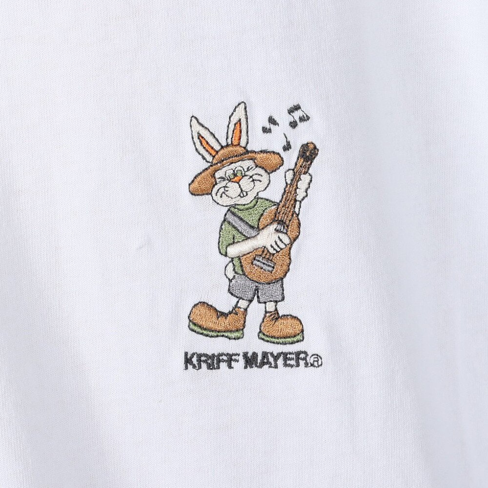 クリフメイヤー（KRIFF MAYER）（メンズ）半袖Tシャツ キャンプラビット半袖Tシャツ ギター 2243100-5:OFF オフホワイト