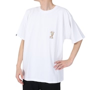 クリフメイヤー（KRIFF MAYER）（メンズ）半袖Tシャツ キャンプラビット半袖Tシャツ ギター 2243100-5:OFF オフホワイト