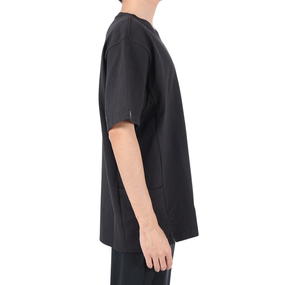 クリフメイヤー（KRIFF MAYER）（メンズ）接触冷感 半袖Tシャツ ROKXコラボ クールタフTシャツ ロゴ 2245104-17:CHARCOAL チャコールグレー