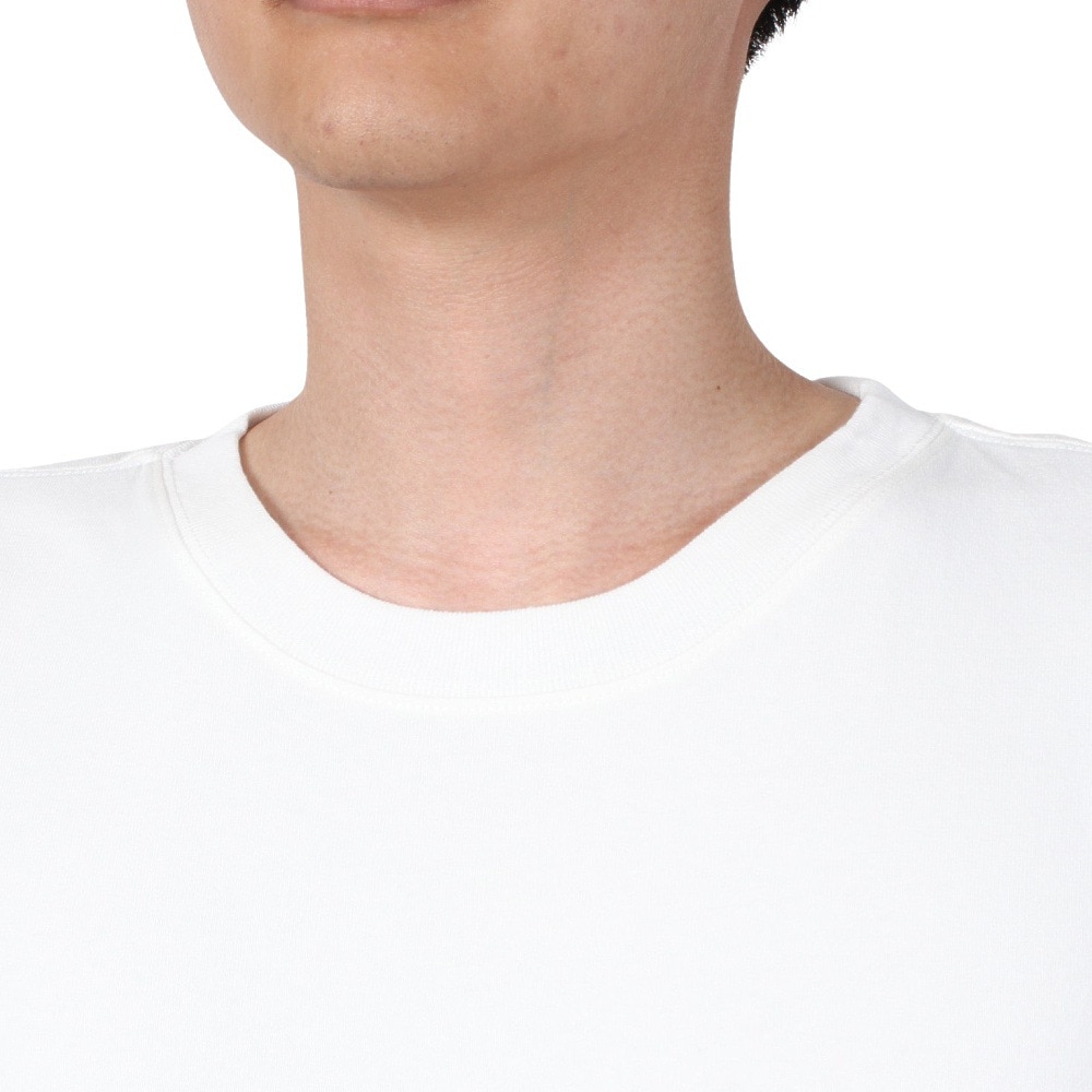 クリフメイヤー（KRIFF MAYER）（メンズ）接触冷感 半袖Tシャツ ROKXコラボ クールタフTシャツ ロゴ 2245104-5:OFF オフホワイト