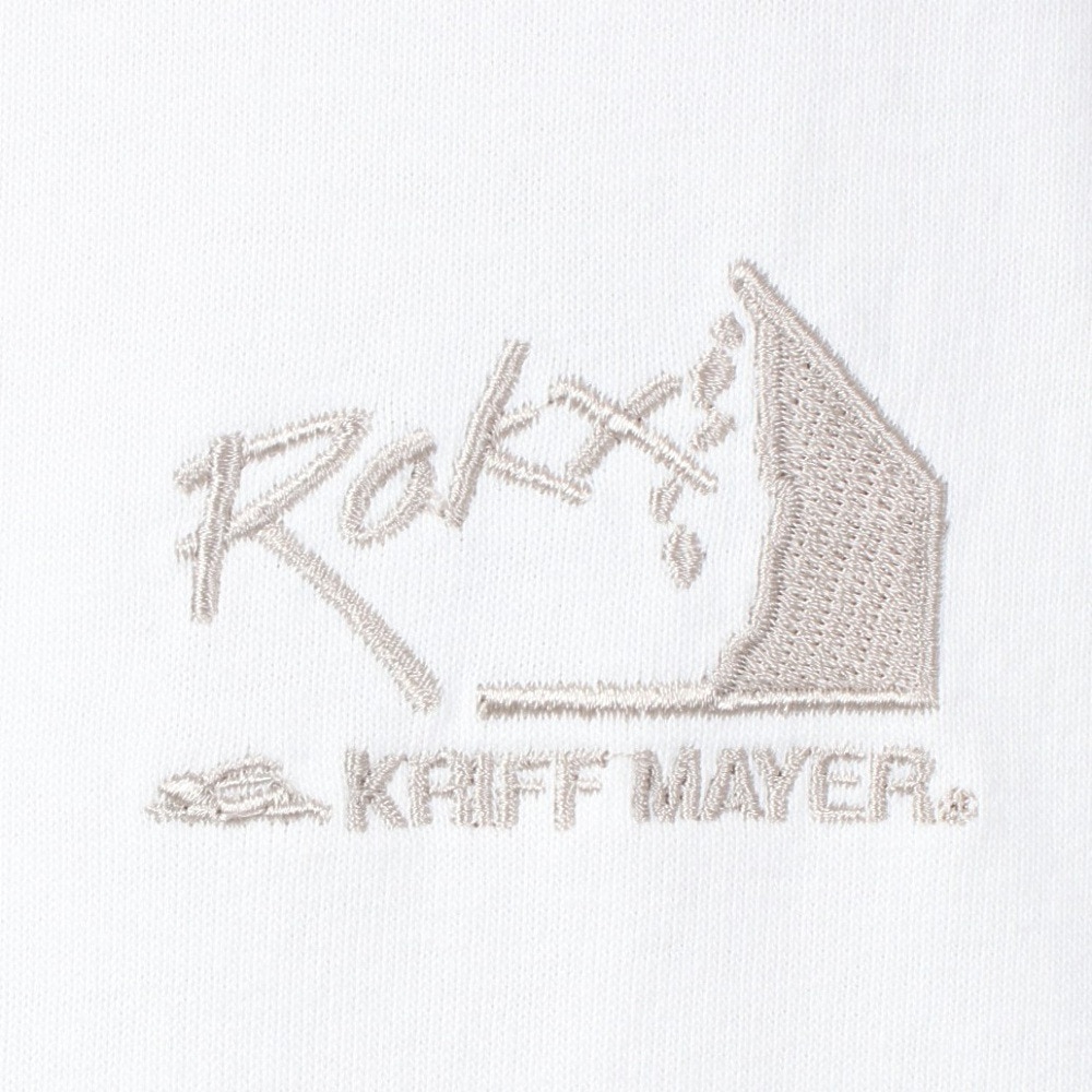 クリフメイヤー（KRIFF MAYER）（メンズ）接触冷感 半袖Tシャツ ROKXコラボ クールタフTシャツ ロゴ 2245104-5:OFF オフホワイト