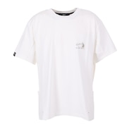 クリフメイヤー（KRIFF MAYER）（メンズ）半袖Tシャツ ROKXコラボ クールタフTシャツ ロゴ 2245104-5:OFF オフホワイト