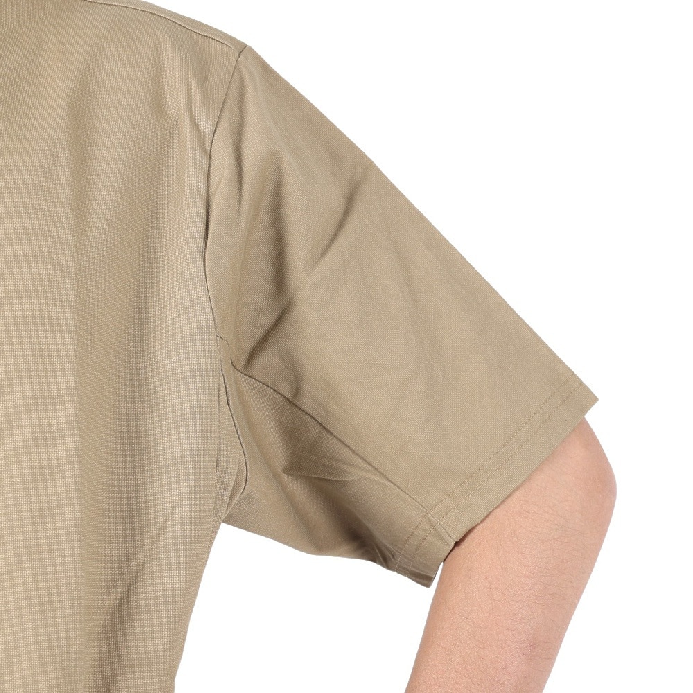 クリフメイヤー（KRIFF MAYER）（メンズ）半袖Tシャツ ROKXコラボ クルーネックキャンプシャツ 2245109-20:BEIGE ベージュ