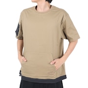 クリフメイヤー（KRIFF MAYER）（メンズ）半袖Tシャツ ROKXコラボ クルーネックキャンプシャツ 2245109-20:BEIGE ベージュ
