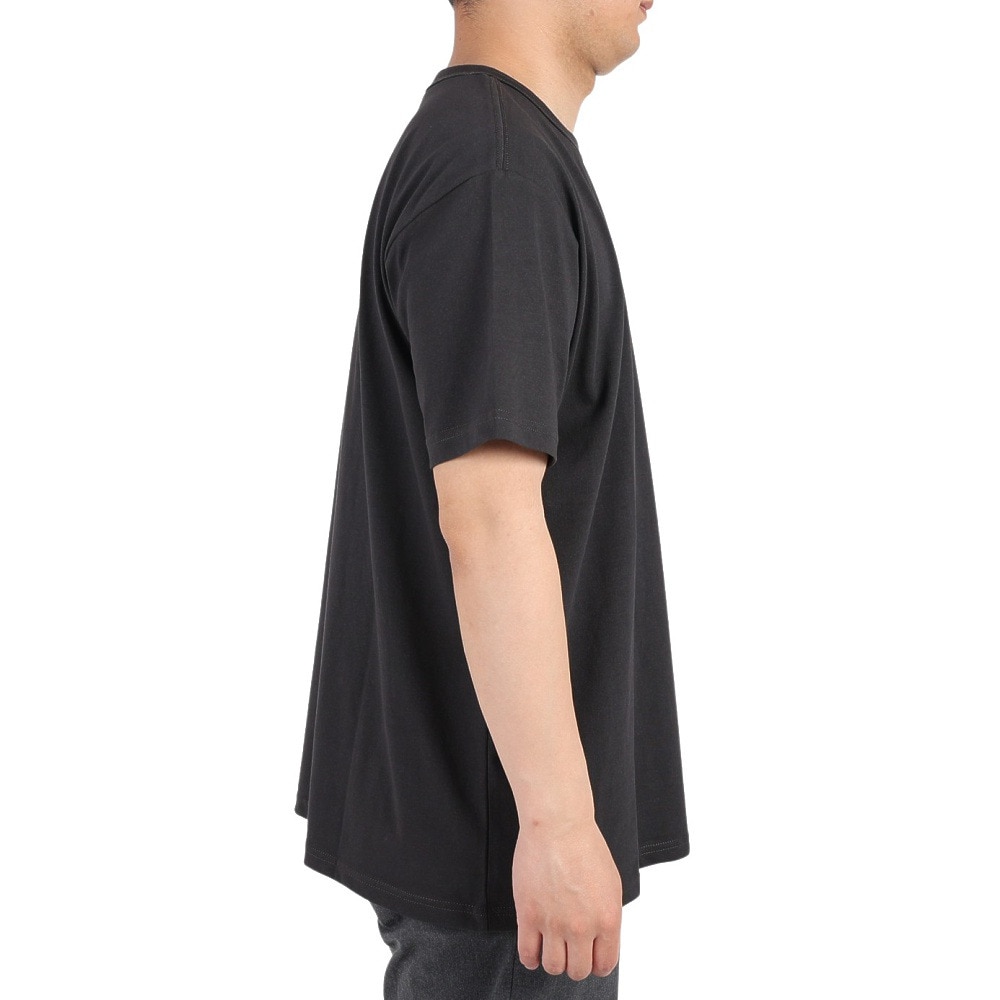 クリフメイヤー（KRIFF MAYER）（メンズ）ひんやり 速乾 ウェットプロテクト 半袖Tシャツ 2247802-17:CHARCOAL チャコールグレー