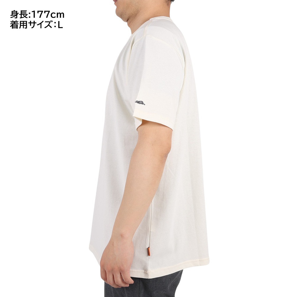 クリフメイヤー（KRIFF MAYER）（メンズ）接触冷感 吸水速乾 無地 ウェットプロテクト 半袖Tシャツ 2247802-5:OFF オフホワイト