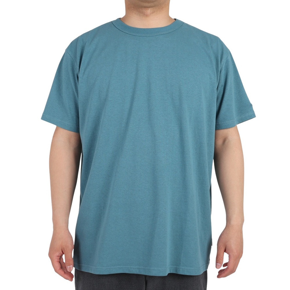 クリフメイヤー（KRIFF MAYER）（メンズ）接触冷感 吸水速乾 無地 ウェットプロテクト 半袖Tシャツ 2247802-74:BLUE ブルー