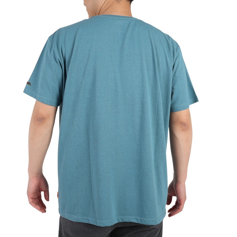 クリフメイヤー（KRIFF MAYER）（メンズ）接触冷感 吸水速乾 無地 ウェットプロテクト 半袖Tシャツ 2247802-74:BLUE ブルー