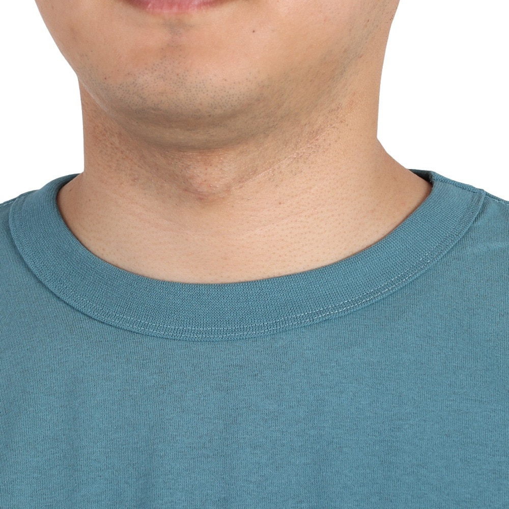 クリフメイヤー（KRIFF MAYER）（メンズ）接触冷感 吸水速乾 無地 ウェットプロテクト 半袖Tシャツ 2247802-74:BLUE ブルー