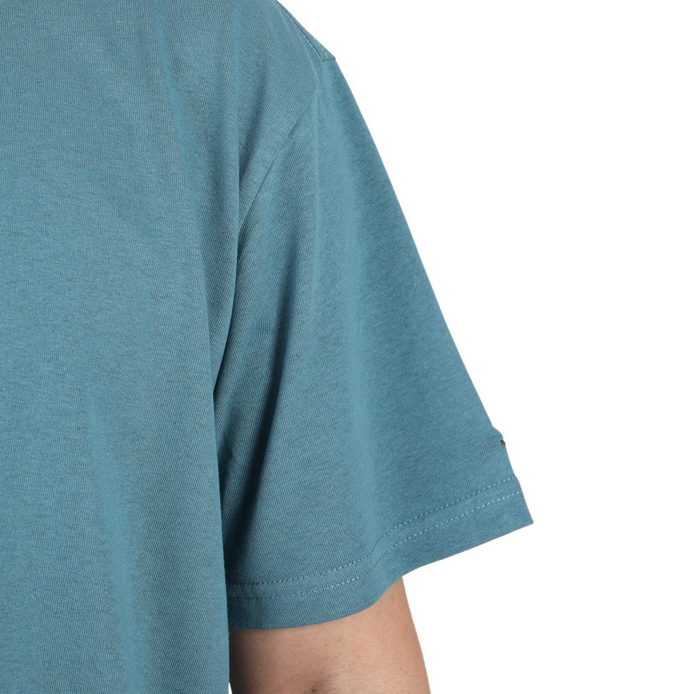 クリフメイヤー（KRIFF MAYER）（メンズ）接触冷感 吸水速乾 無地 ウェットプロテクト 半袖Tシャツ 2247802-74:BLUE ブルー