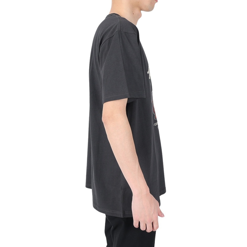 クリフメイヤー（KRIFF MAYER）（メンズ）接触冷感 吸水速乾 半袖Tシャツ ウェットプロテクトTシャツ ランプ 2247803-17:CHARCOAL チャコールグレー